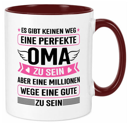 Ich bin eine gute Oma | Großmutter Beste der Welt lustiger Spruch Geschenk Tasse