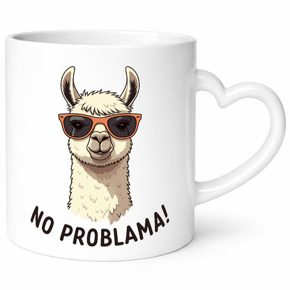 No ProbLama | Lama Alpaka lustiger Spruch Geschenk Humor Geschenkidee Tasse