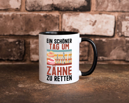 Ein schöner Tag um zähne zu retten | Zahnarzt Geschenk Humor Geschenkidee