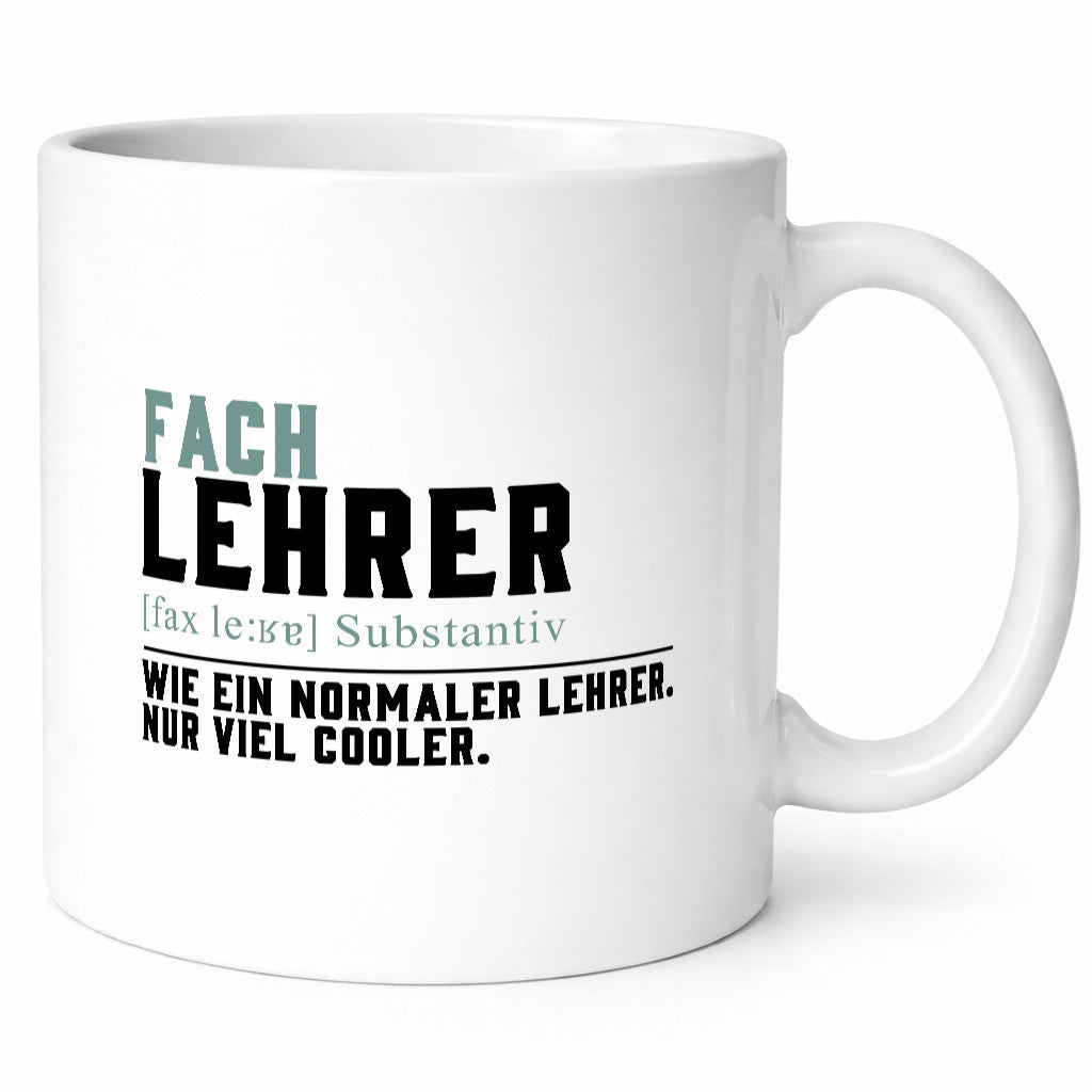 Fachlehrer | Lehrer Unterricht Lieblingslehrer Geschenk Humor Geschenkidee