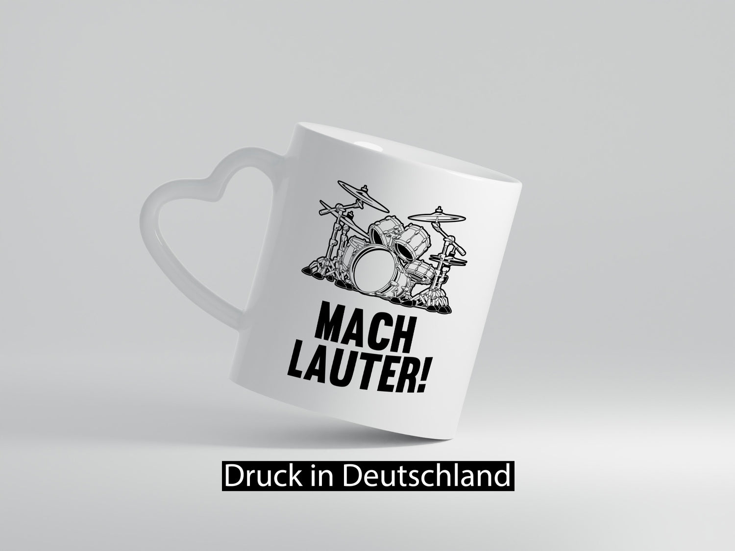 Mach lauter | Schlagzeug Band Musiker Geschenkidee Humor Tasse