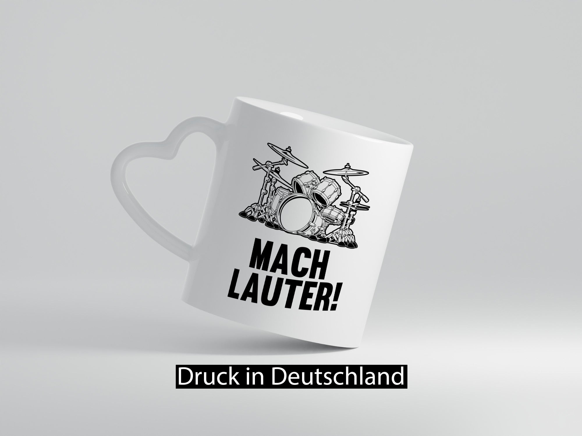Mach lauter | Schlagzeug Band Musiker Geschenkidee Humor Tasse