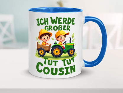 Ich werde Großer Cousin | Familie Bauer lustiger Spruch Geschenk Geschenkidee