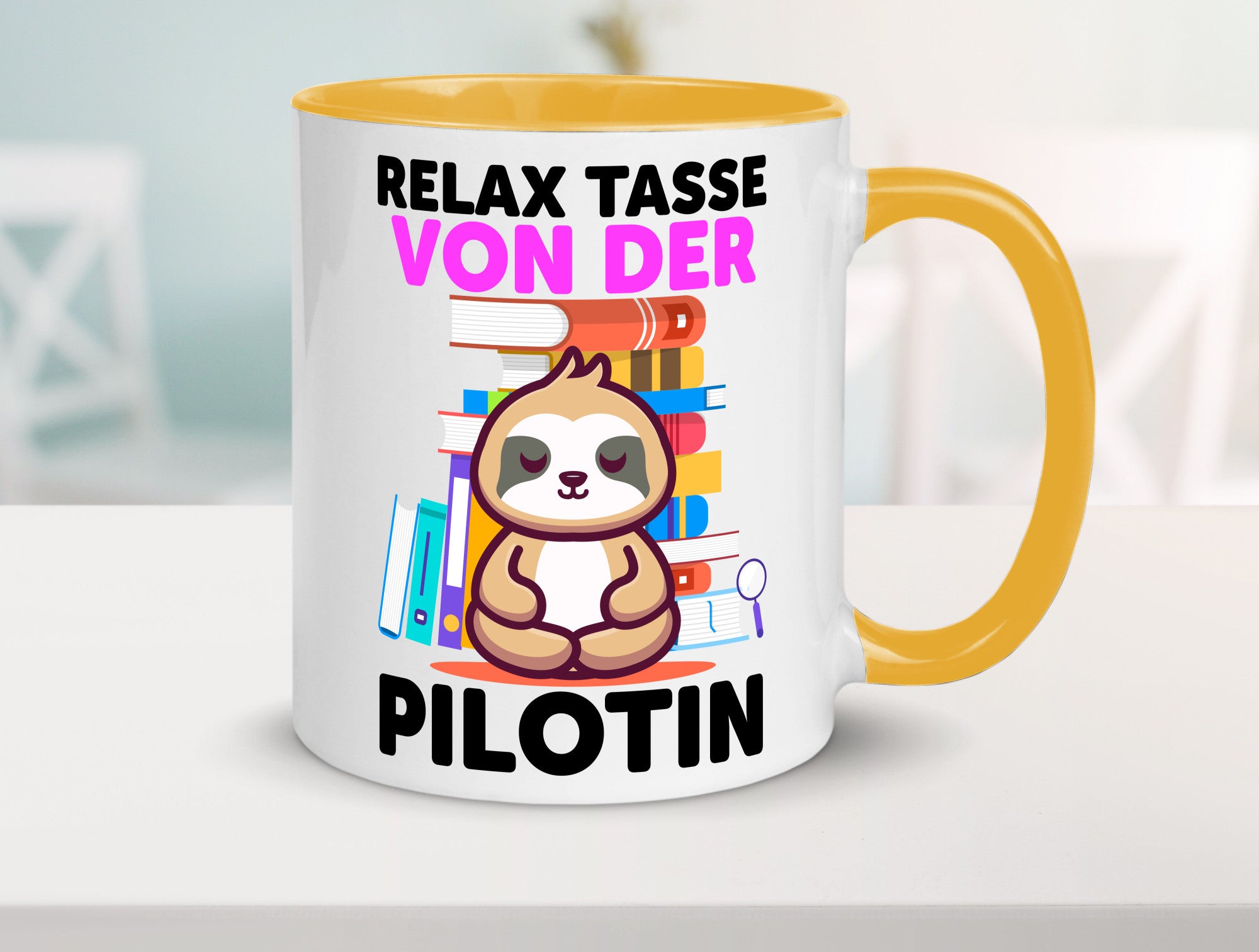 Relax Tasse: Pilotin | Definition Piloten lustiger Spruch Geschenk Humor