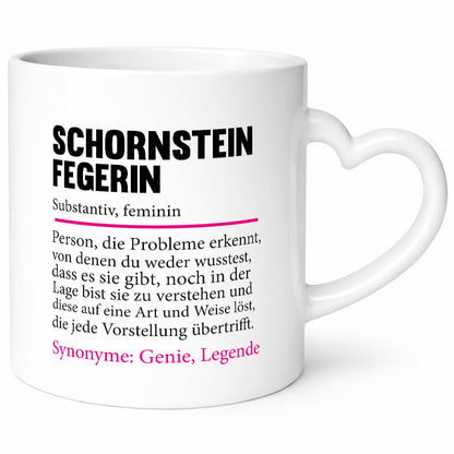 Schornsteinfegerin | Kaminkehrer Handwerk Beruf v2 Geschenkidee Arbeit Kollegen