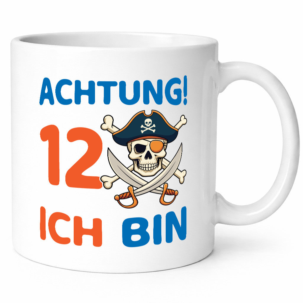 12. Geburtstag | 12Jahre Pirat Geschenkidee Humor Tasse