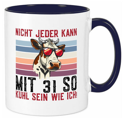 Mit 31 so gut aussehen | 31. Geburtstag Landwirt Bauer lustiger Spruch Geschenk Tasse
