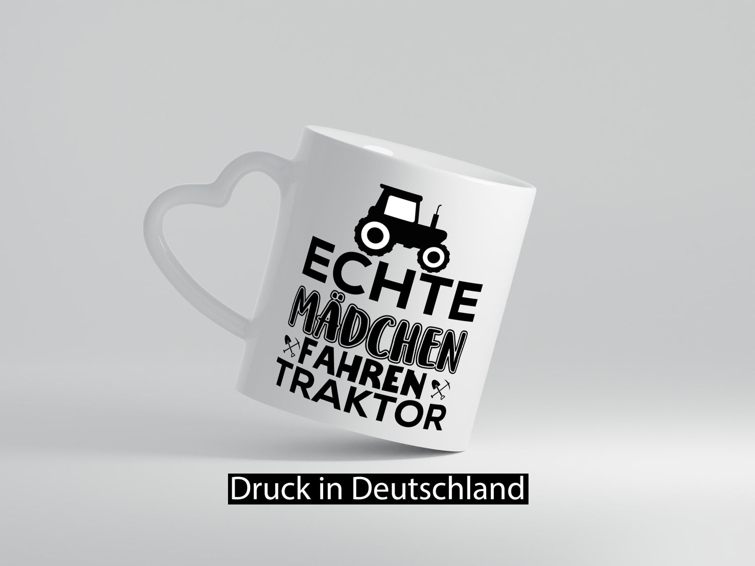 Mädchen fahren Traktor | Trekker Tasse Landwirtin lustiger Spruch Geschenk