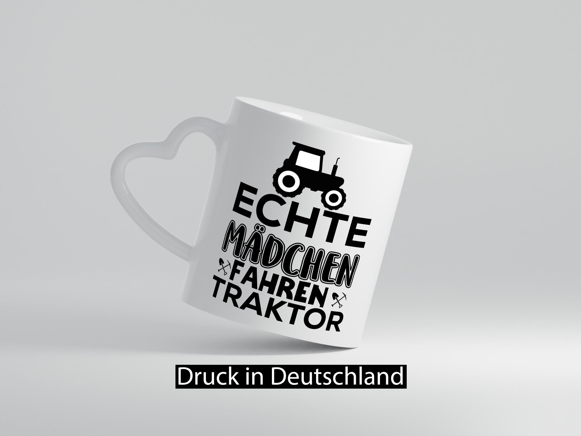 Mädchen fahren Traktor | Trekker Tasse Landwirtin lustiger Spruch Geschenk