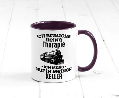 Modeleisenbahn | Hobby eisenbahn Zug lustiger Spruch Geschenk Humor Tasse