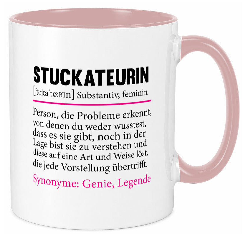 Stuckateurin | Innenausbau Beruf Humor Spruch Arbeit Kollegen Büro Geschenkidee