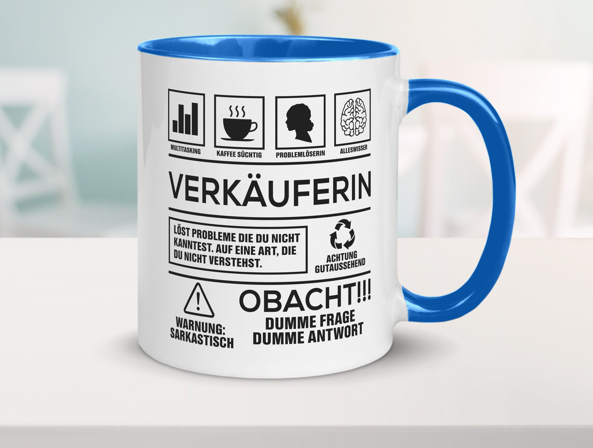 Achtung Probleme Verkäuferin| Kollegin | Verkaufsjob lustig Arbeit Kollegen