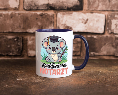 Koalifizierter Notarzt | Arzt Geschenk Humor Geschenkidee lustiger Spruch Tasse