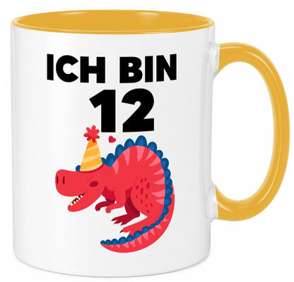 12. Geburtstag | Dino Dinosaurier 12 Jahre Geschenkidee Humor Tasse