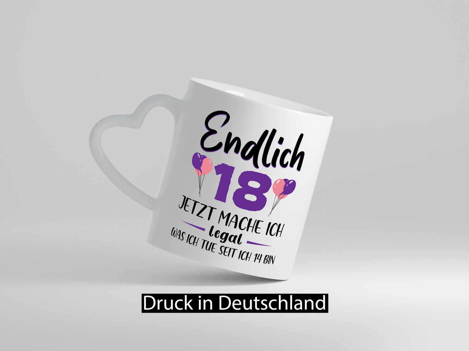 18. Geburtstag | ich darf jetzt alles Junge Mädchen Geschenkidee Humor Tasse