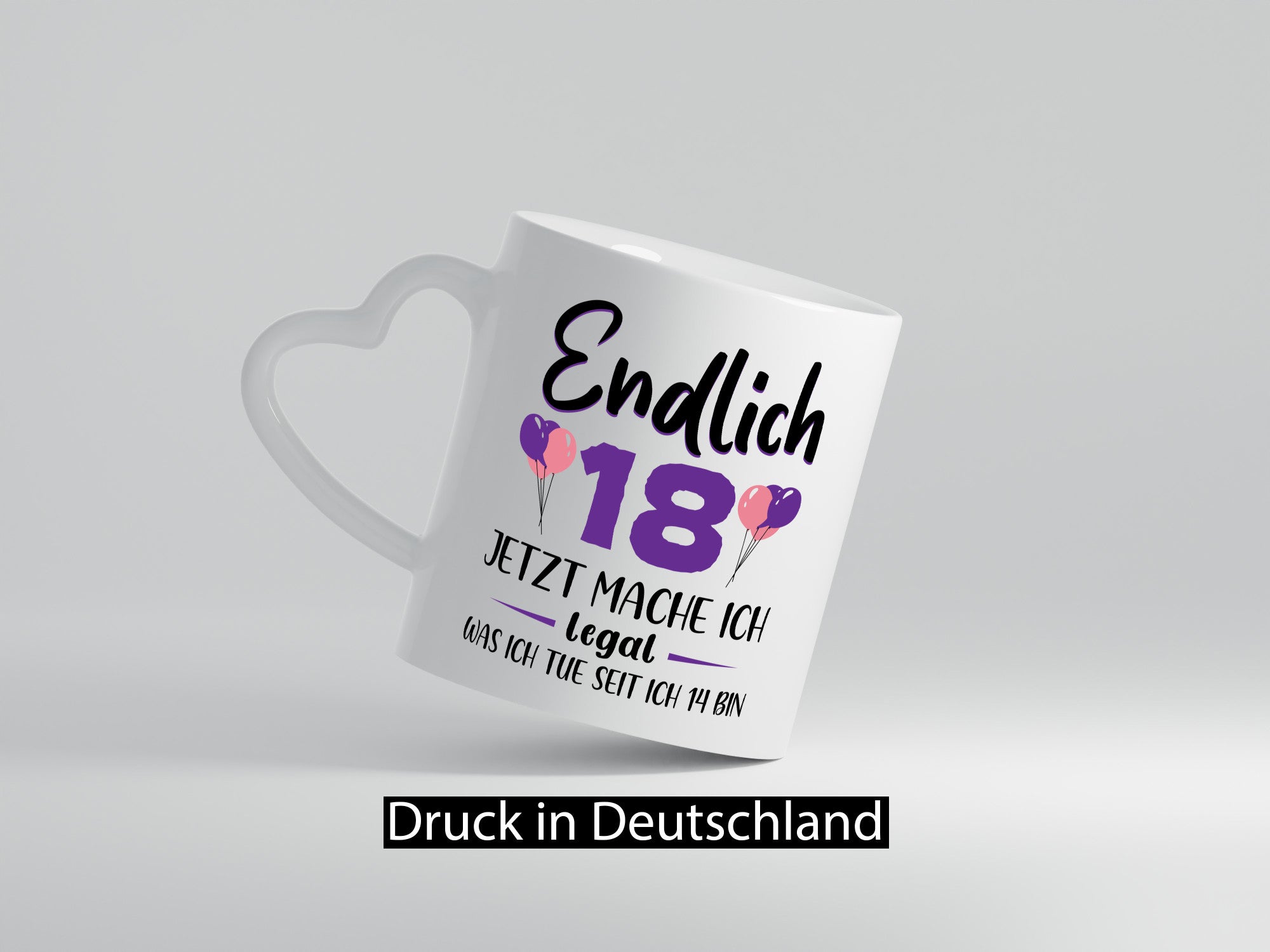 18. Geburtstag | ich darf jetzt alles Junge Mädchen Geschenkidee Humor Tasse