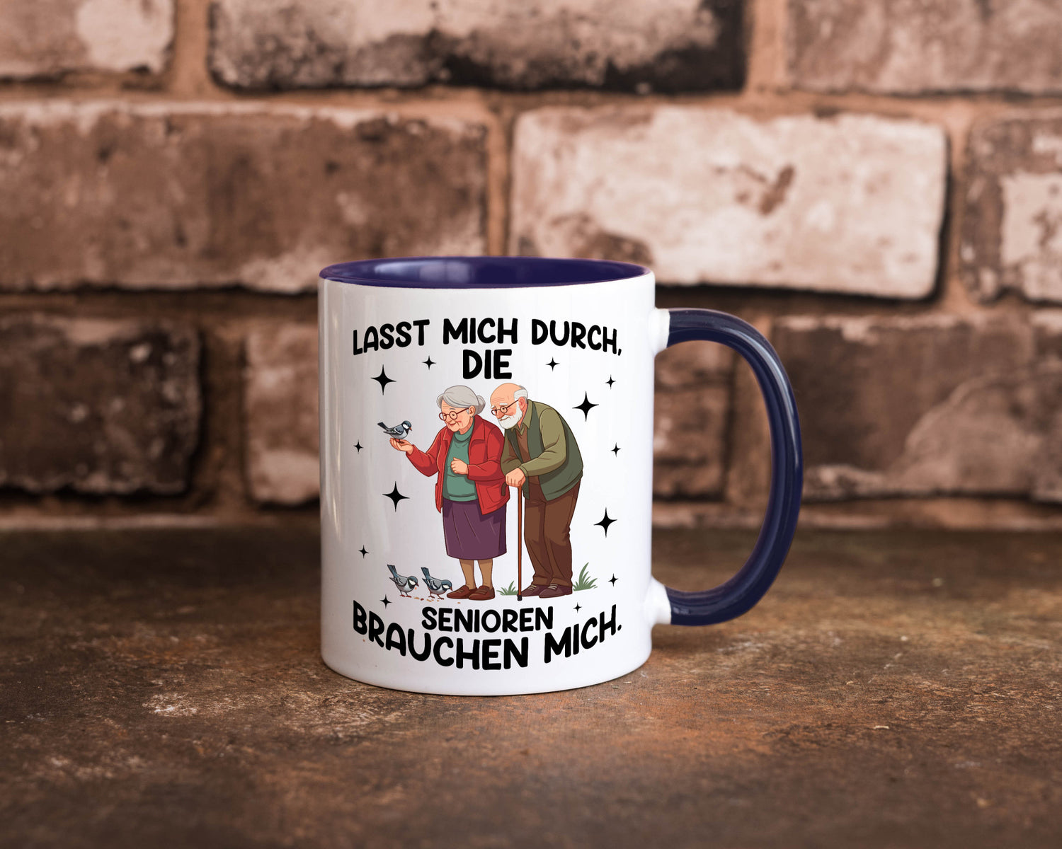 Senioren brauchen mich | Altenpflege Pflegekraft lustiger Spruch Geschenk Humor