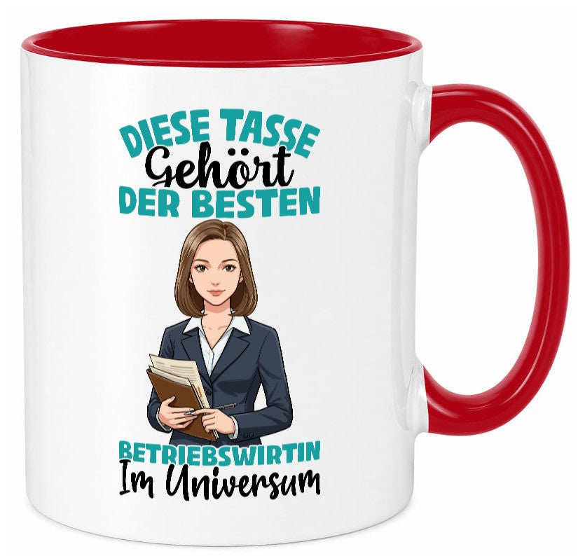 Im Universum: Betriebswirtin | Betriebswirtschaft Geschenk Humor Geschenkidee Tasse