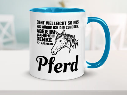 Pferde Spruch | Reiterin Tasse Pferdesport Reiten Humor Geschenkidee