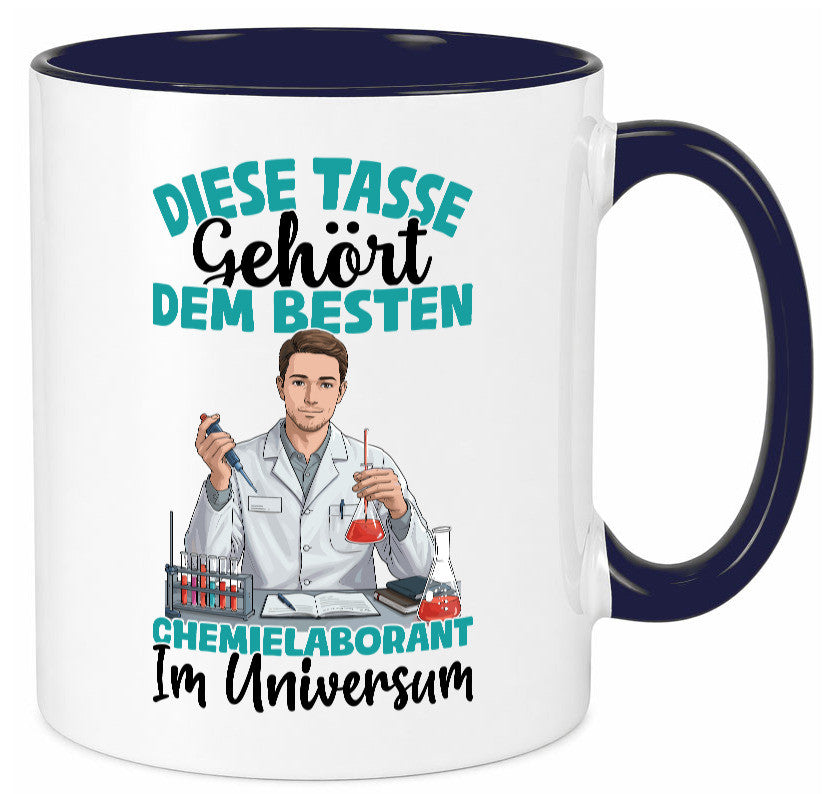Im Universum: Chemielaborant | Laborant Chemie Humor Geschenkidee Tasse