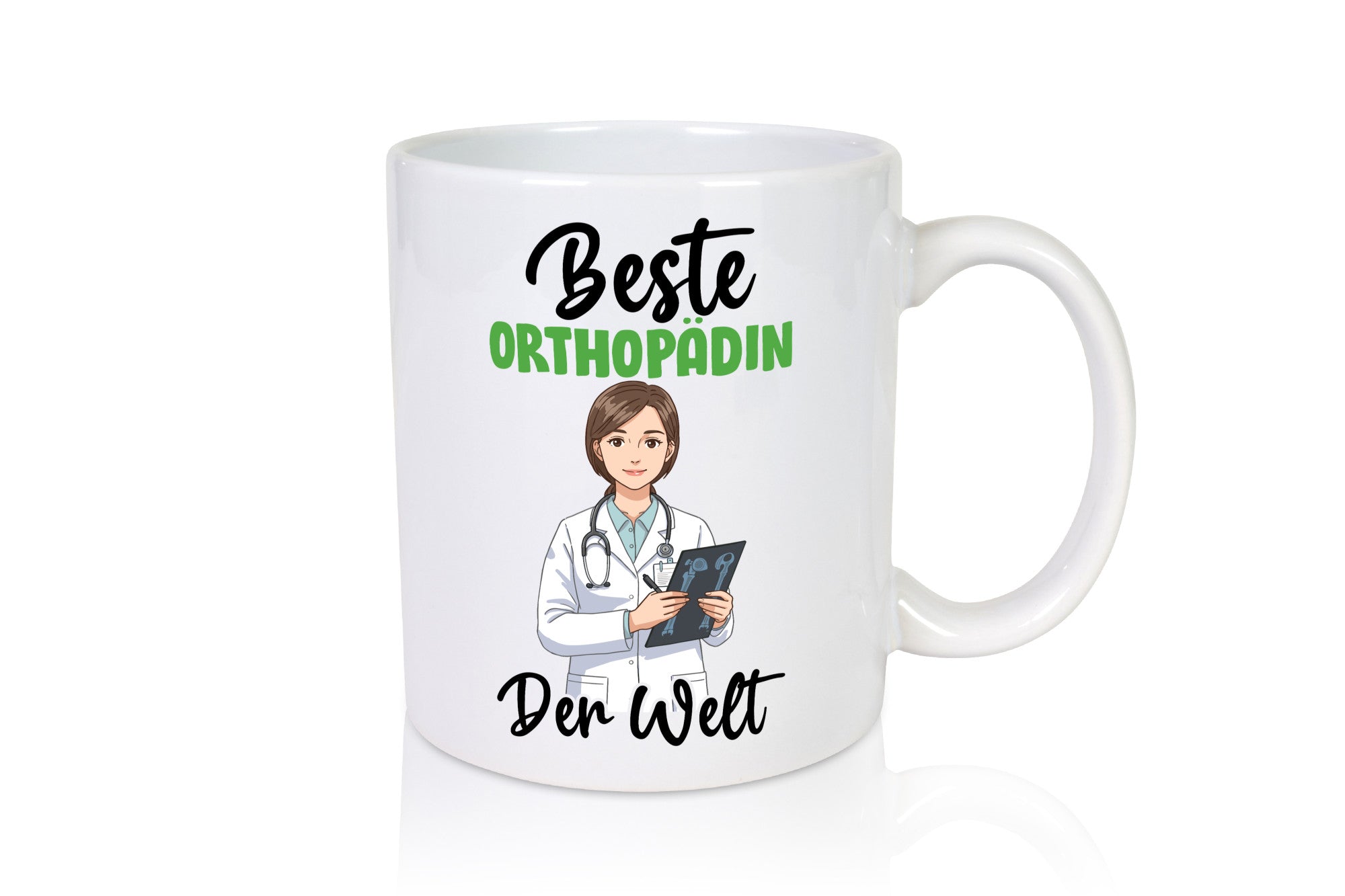 Beste Orthopädin |Orthopädie v2 Geschenkidee Humor Tasse