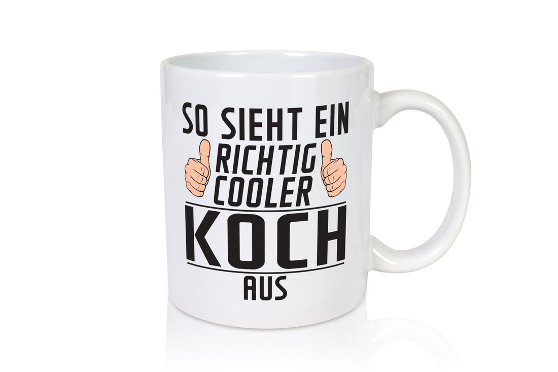 Richtig Cooler Koch | Chefkoch Humor Arbeit Kollegen Büro Geschenkidee Tasse
