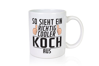 Richtig Cooler Koch | Chefkoch Humor Arbeit Kollegen Büro Geschenkidee Tasse