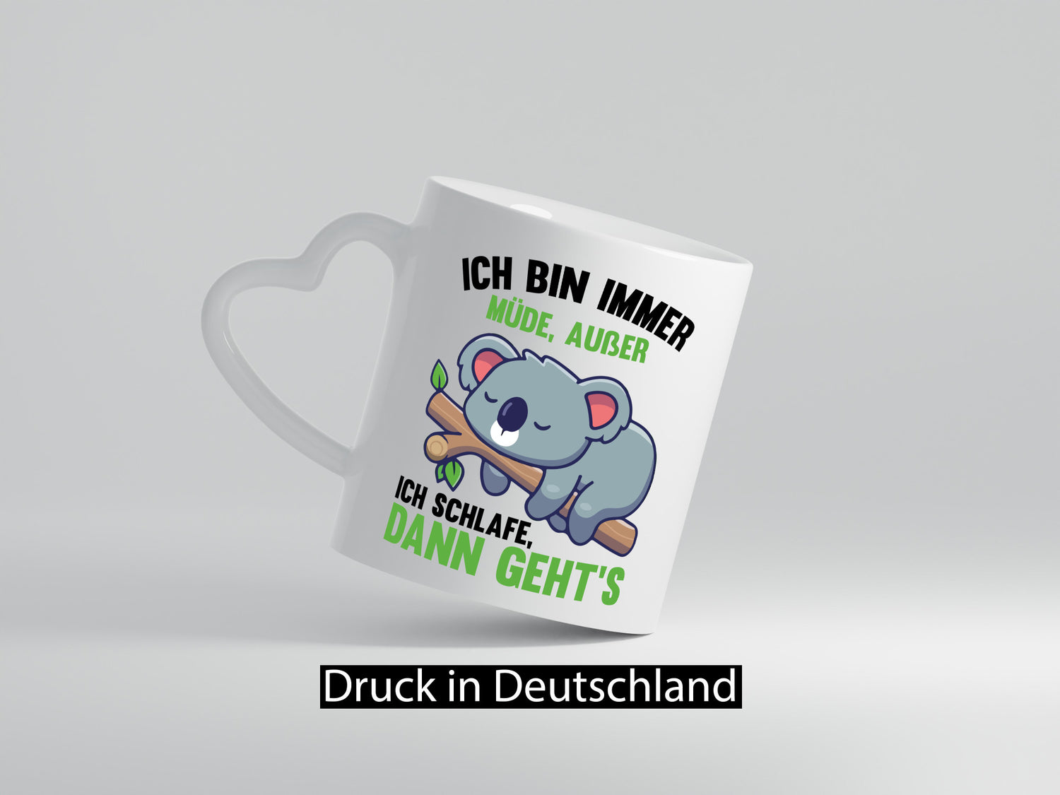Ich bin immer müde | Schlafmütze Koala Comic Schlafen lustiger Spruch Geschenk