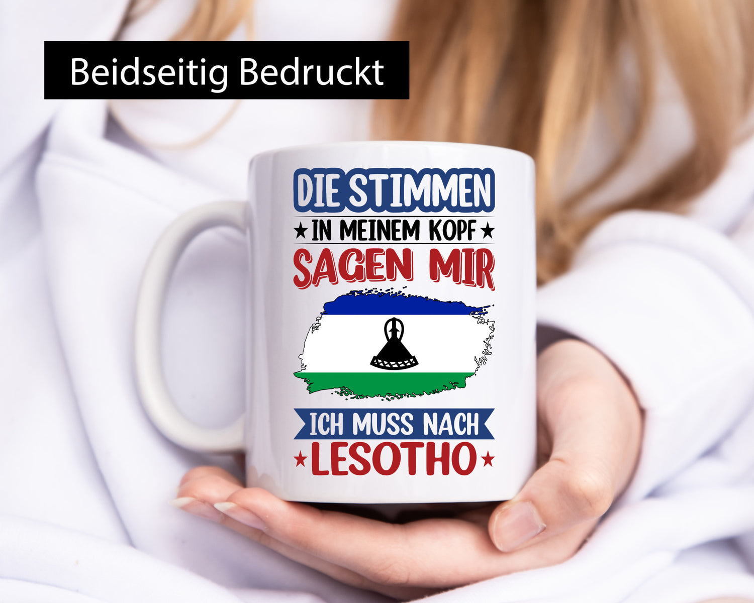 Lesotho | Urlaub Stimmen in meinem Kopf Traumland lustig Humor Geschenkidee
