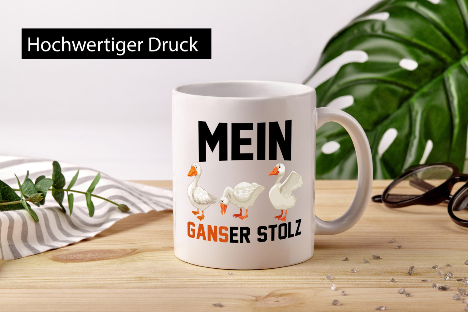 Mein ganser Stolz | Gans Gänsezüchter v2 lustig Humor Geschenkidee Geschenk