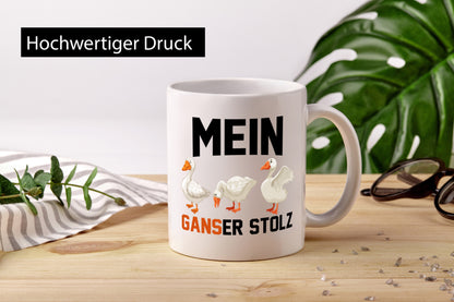 Mein ganser Stolz | Gans Gänsezüchter v2 lustig Humor Geschenkidee Geschenk