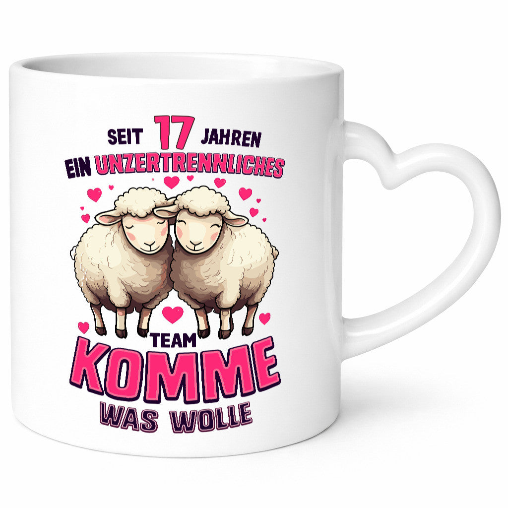 17 Jahre Verheiratet | ein Team Ehepaar v2 lustig Humor Geschenkidee Geschenk