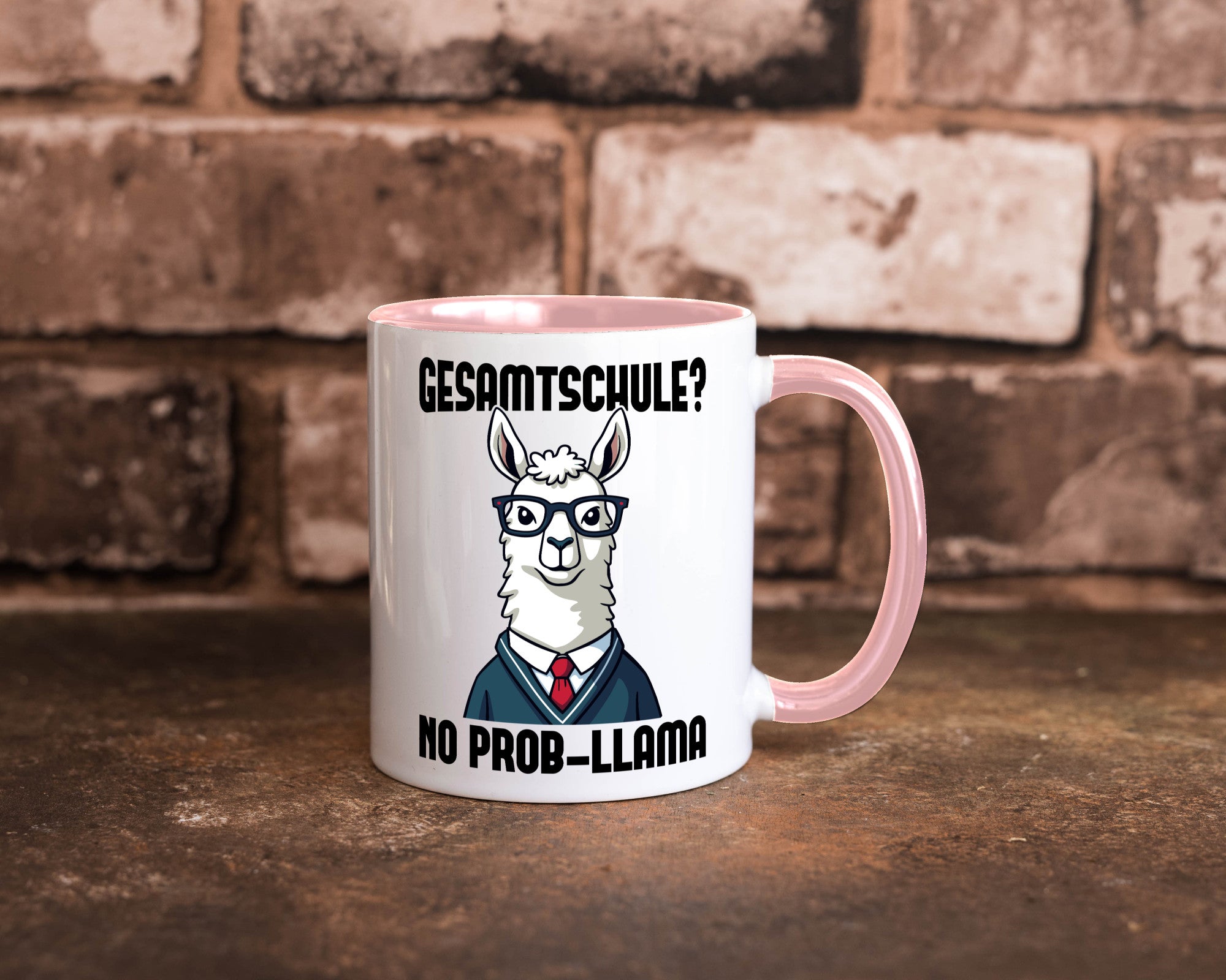 Gesammtschule | no prob-llama Einschuldung Humor Geschenkidee Tasse