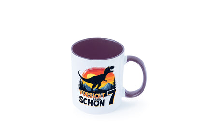 7. Geburtstag | 7 Jahre Dinosaurier v2 Geschenk Geschenkidee lustiger Spruch