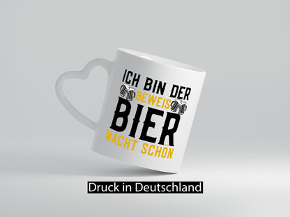 Beweis Bier macht schön | Biertrinker Party Pils Geschenk Humor Geschenkidee