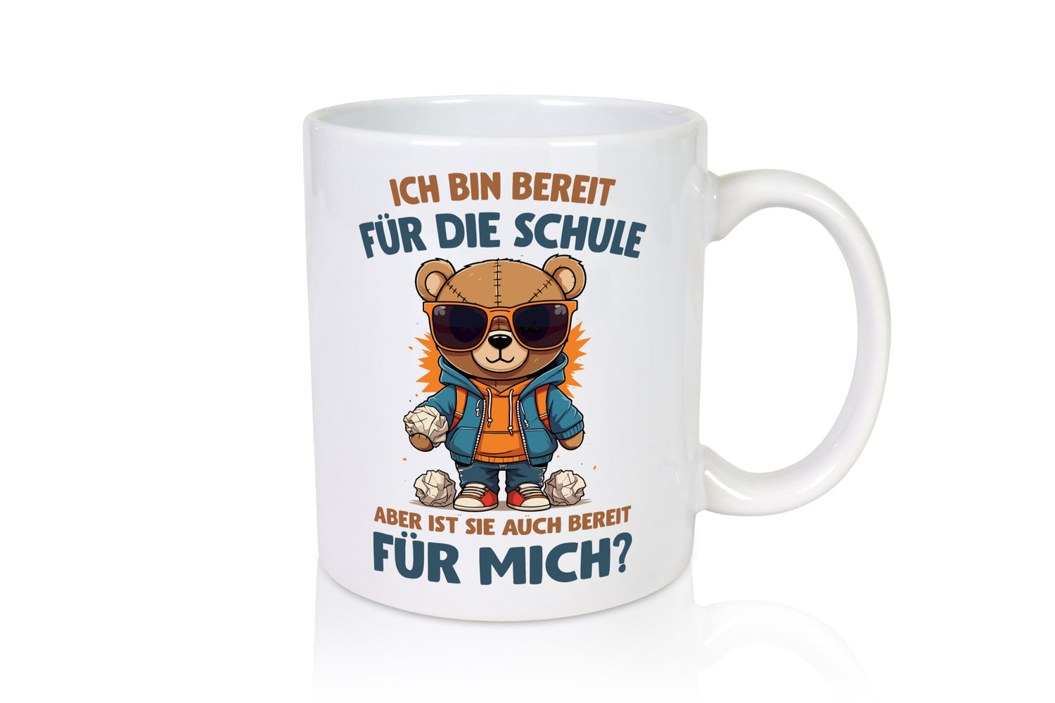 Ich bin bereit für die Schule | Einschulung lustig Humor Geschenkidee Geschenk