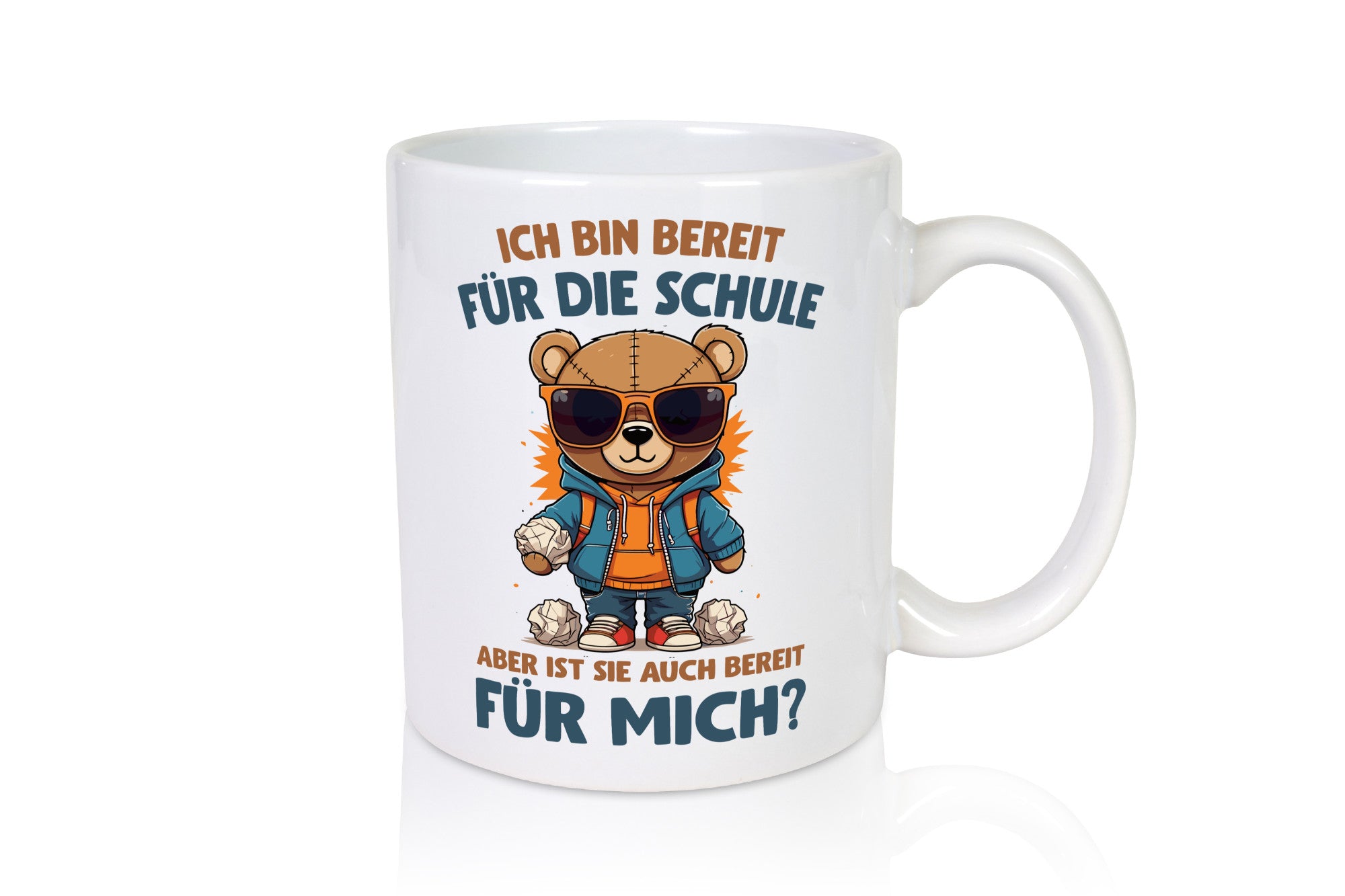 Ich bin bereit für die Schule | Einschulung lustig Humor Geschenkidee Geschenk