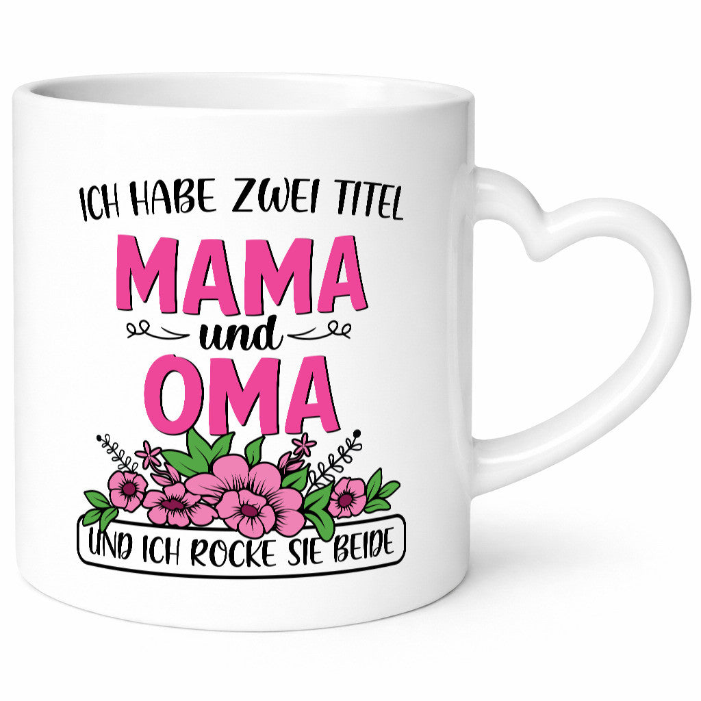 Mama und Oma rocke sie beide | Muttertag lustig Familie Geschenkidee Geschenk