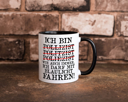 Ich bin Polizist | Blaulicht Polizei Beruf Streife lustig Arbeit Kollegen Büro