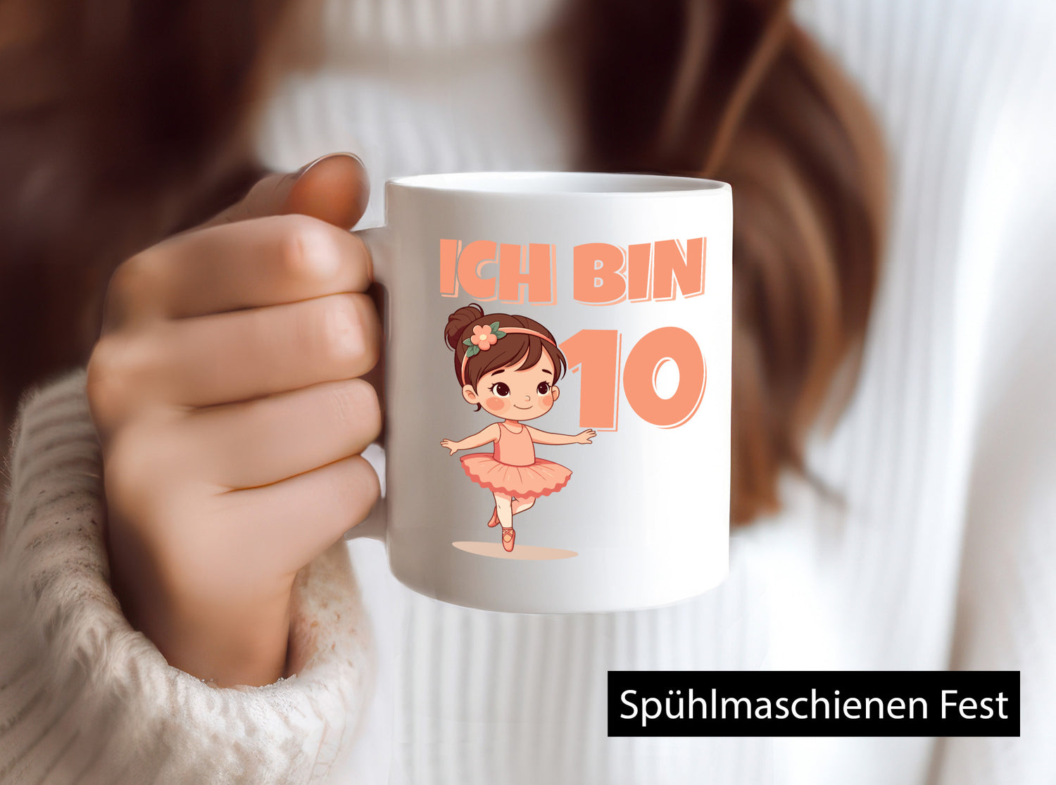 10 Geburtstag | Jahre Ballerina Mädchen Ballet lustiger Spruch Geschenk