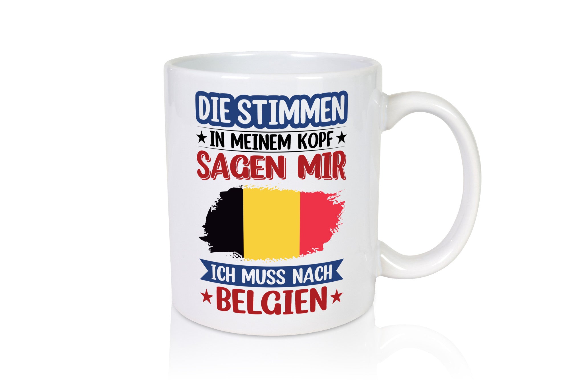 Belgien | Urlaub Stimmen in meinem Kopf Traumland lustiger Spruch Geschenk