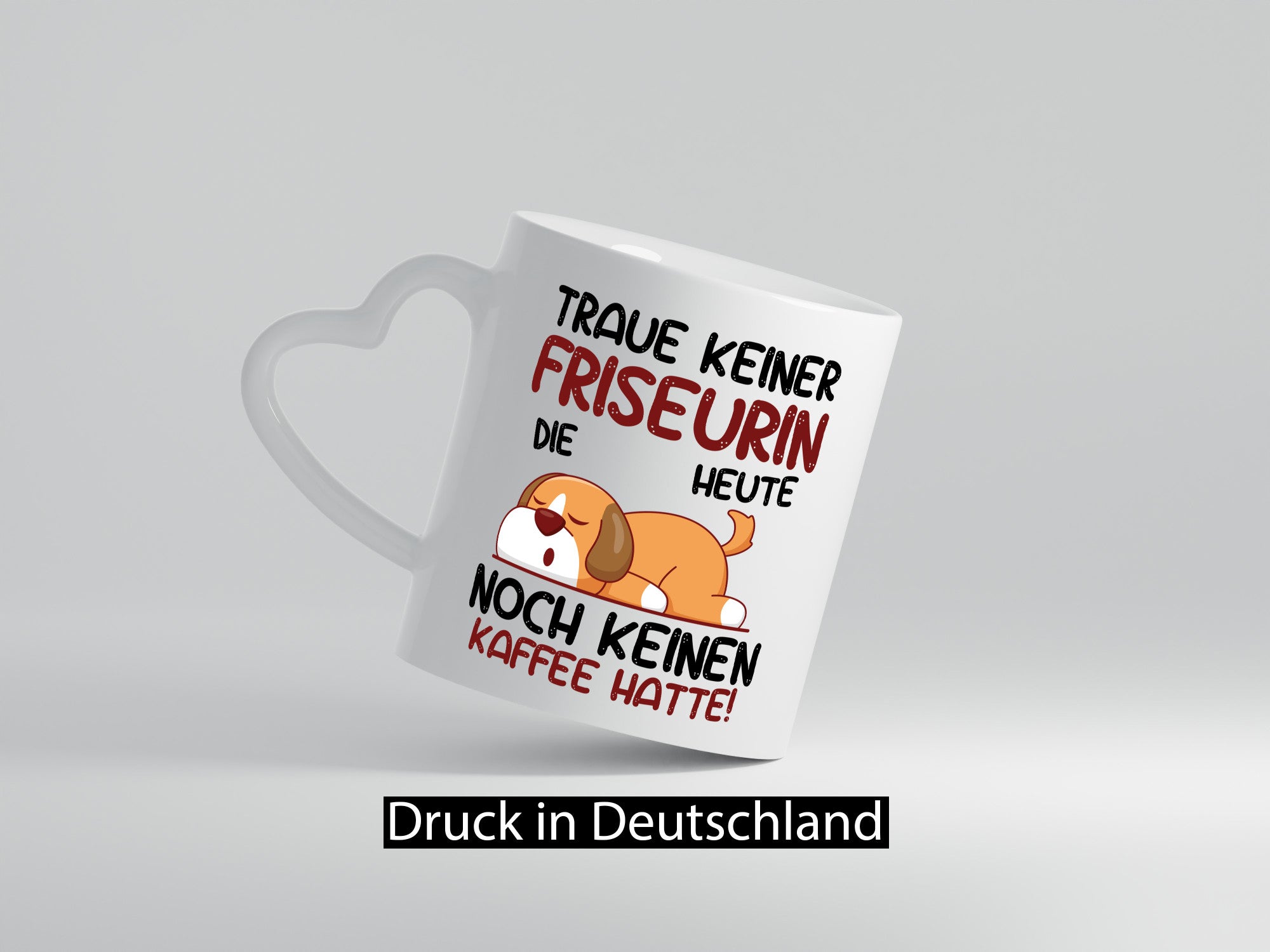 Traue keiner Friseurin | Friseuse Frisörin Humor Geschenkidee Tasse