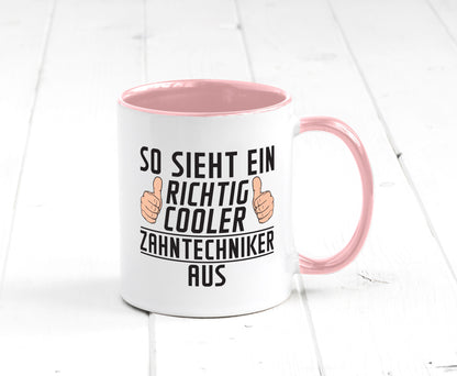 Richtig Cooler Zahntechniker | Zahnmedizin Geschenkidee Humor Tasse