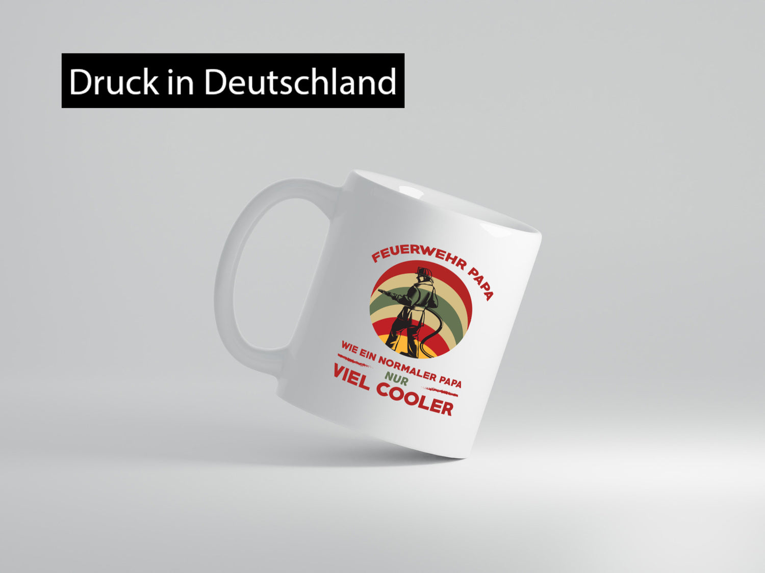Feuerwehrpapa | Cooler Papa als alle andere Geschenkidee Humor Tasse
