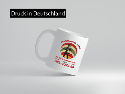 Feuerwehrpapa | Cooler Papa als alle andere Geschenkidee Humor Tasse