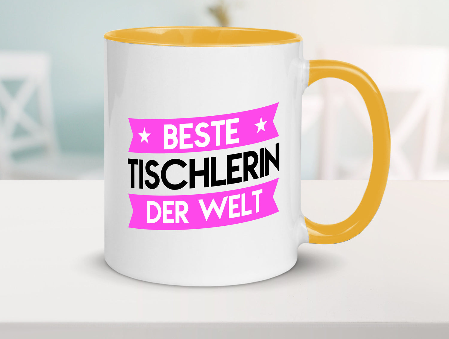 Beste Tischlerin | Tischlerei lustiger Spruch Geschenk Humor Geschenkidee Tasse