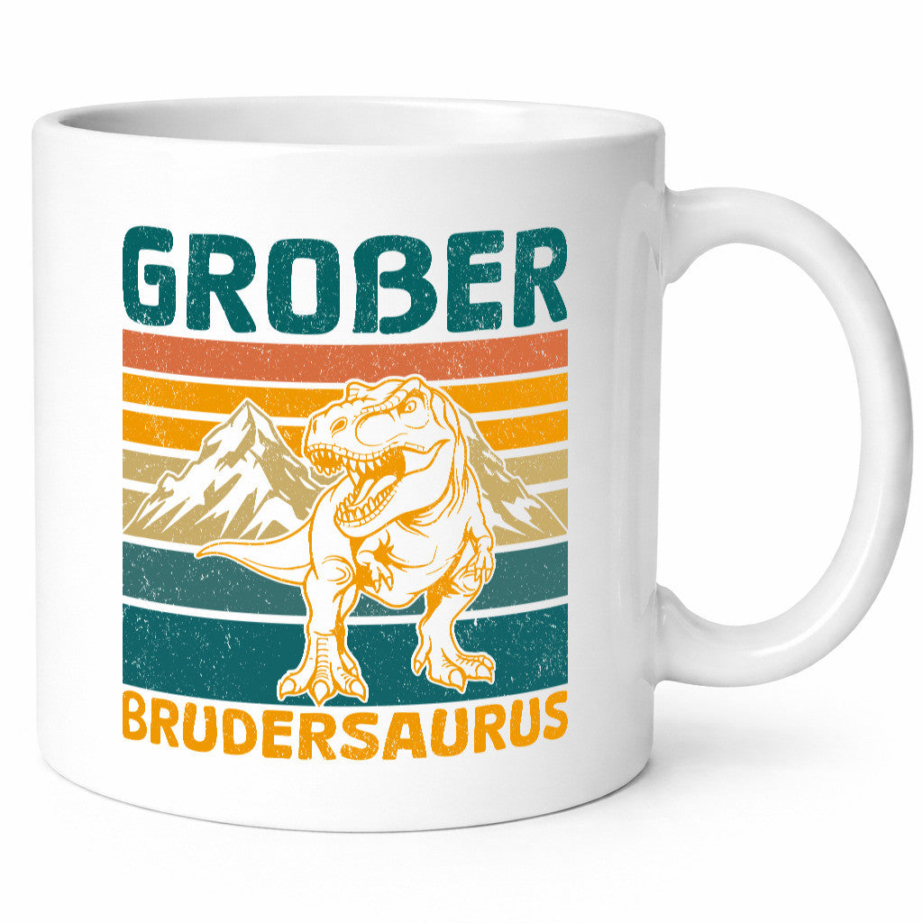 Großer Brudersaurus | Geschwester T-Rex Geschenkidee Humor Tasse