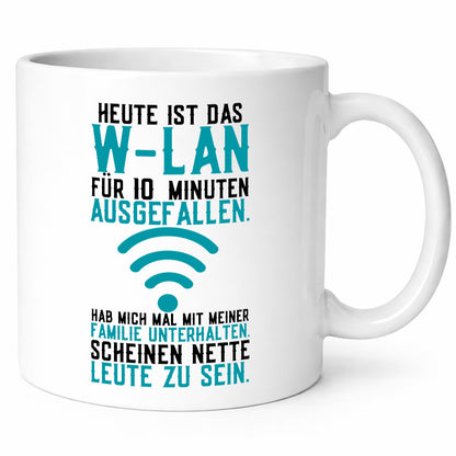 10 Minuten W-Lan Ausfall | Nerd Computer PC Gamer lustig Humor Geschenkidee