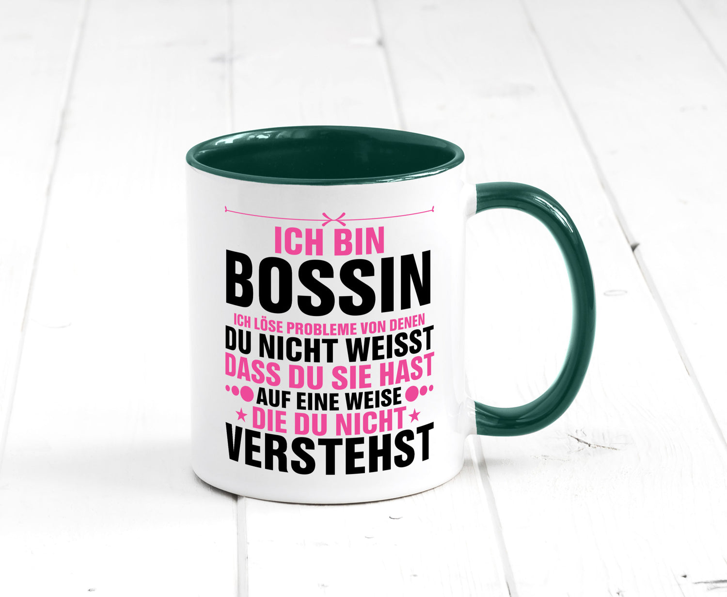 Löse Probleme: Bossin | Führungskraft Vorgesetzte lustig Humor Geschenkidee