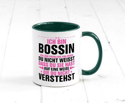 Löse Probleme: Bossin | Führungskraft Vorgesetzte lustig Humor Geschenkidee
